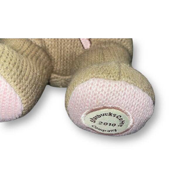 10" Starbucks Bearista Bear Plush Knit Key to My Heart Coffee Lover Holiday Gift - Picture 5 of 10